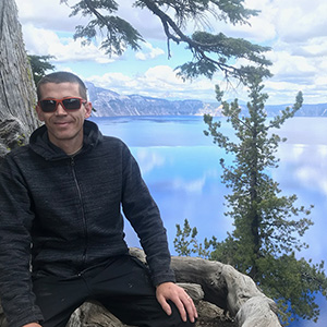 Josh at Crater Lake, OR